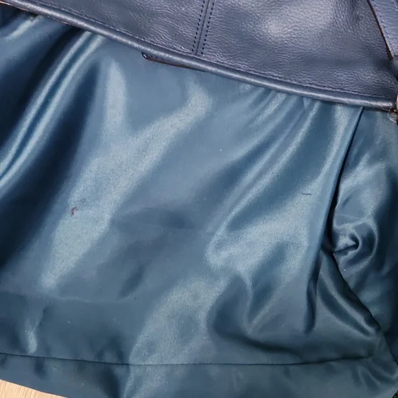 Coach Park Carrie Blue Leather Shoulderbag - Picture 11 of 15